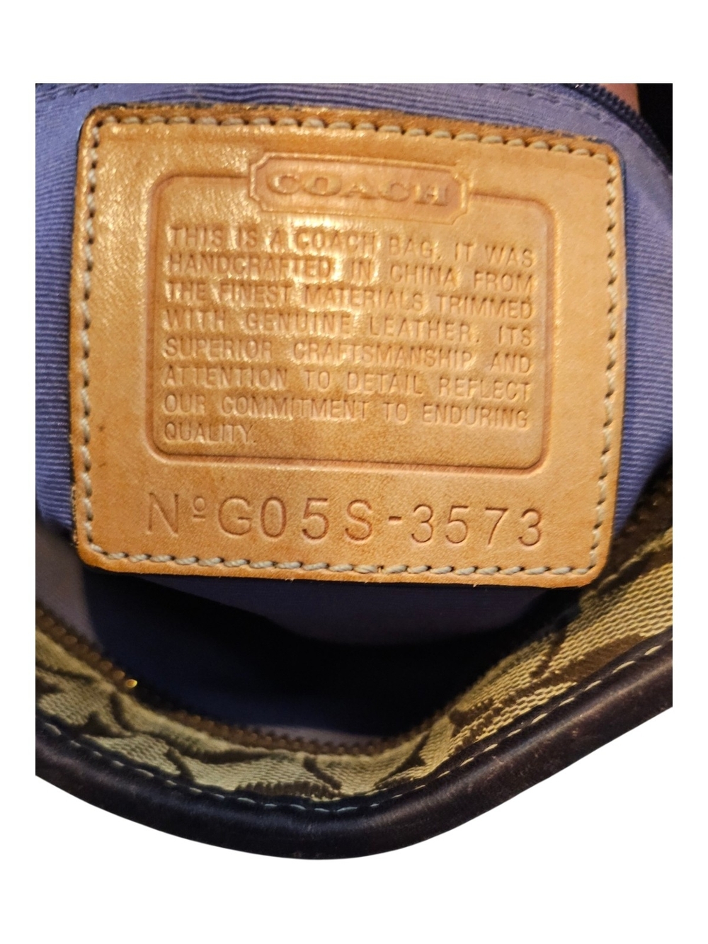 Y2k Coach Eva Holiday Patchwork Crossbody Bag Purse Style # 3573 - Picture 4 of 16